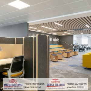 Trần nhôm Lay-in-600x600 tiêu âm giảm tiếng ồn